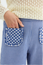 Load image into Gallery viewer, Blue Gingham Trousers