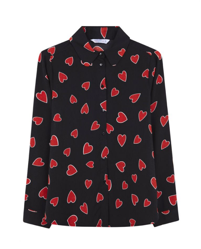 Compania Fantastica Black Heart Top