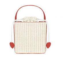 Load image into Gallery viewer, Color Accent Wicker Bag