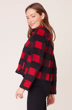 Load image into Gallery viewer, BB Dakota Buffalo Plaid Moto Jacket