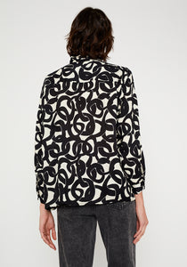 CHAIN PRINT BLOUSE