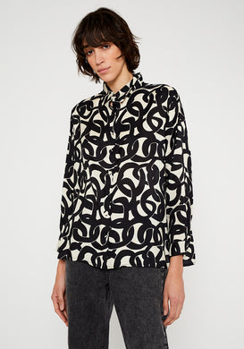 CHAIN PRINT BLOUSE