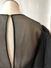 Load image into Gallery viewer, 1960s Black Silk Cocktail Dress