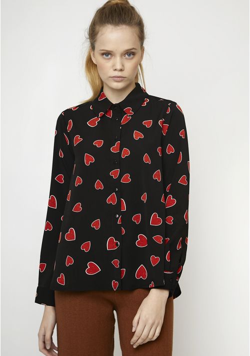 Compania Fantastica Black Heart Top