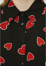 Load image into Gallery viewer, Compania Fantastica Black Heart Top