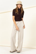 She's Cool Mock Neck Top