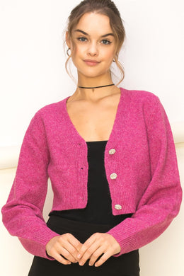 In Love Cropped Cardigan