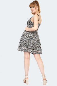 Floral Chiffon Strappy Dress