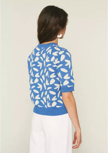 FLORAL PETAL PRINT TOP