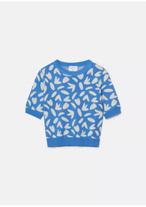 FLORAL PETAL PRINT TOP