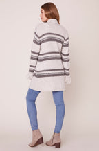 Load image into Gallery viewer, BB Dakota Fringe Theory Striped Cardigan