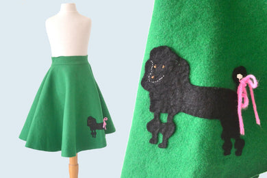 1950s Child's Felt Poodle Skirt