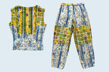 Load image into Gallery viewer, African Dutch Wax Pants and Top Set Made in Ghana size S