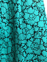 Load image into Gallery viewer, 1950s Hand Made Teal and Velvet Party Dress