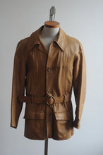 Load image into Gallery viewer, 1970s German Leather Jacket Munich Olympics 1972