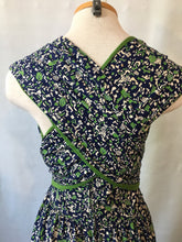 Load image into Gallery viewer, 1940&#39;s Cotton Print Halter Dress, hand made, size M/L