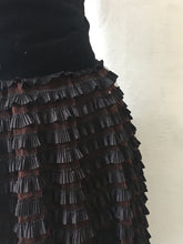 Load image into Gallery viewer, 1950s Black/Brown Tulle Party Dress with two skirt options