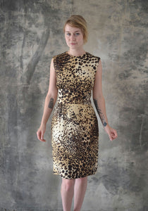 Bill Blass Leopard Dress