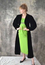 Load image into Gallery viewer, Edwardian Black Velvet Opera Coat