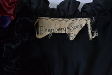 Load image into Gallery viewer, 1930s Black Velvet Bias Cut Dress