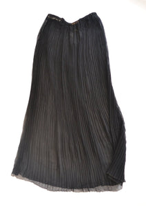 1920s Black Sheer Long Skirt