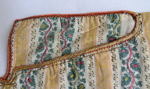19th c Persian Kaftan Robe Paisley Brocade