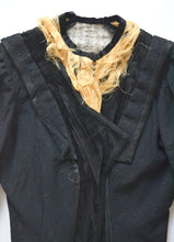 Load image into Gallery viewer, Edwardian Black and Cream Corset  Blouse