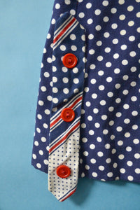 1950s Childs Polka Dot Dress