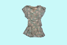 Load image into Gallery viewer, 1920s Flapper Dress in Floral Silk size S