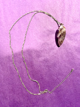 Load image into Gallery viewer, Banded Amethyst Pendant Necklace
