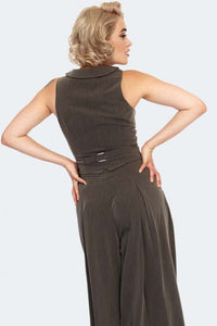 Contrast Lining Vest