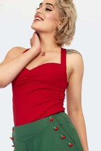 Load image into Gallery viewer, Cherry Button Flare Shorts