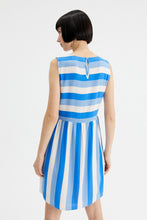 Load image into Gallery viewer, Sleeveless Stripe Mini Dress